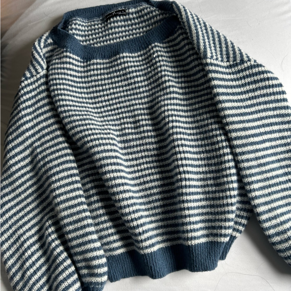Striped Blue and White Sweater
